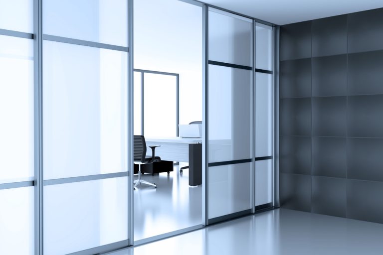decorative window films installed on office windows